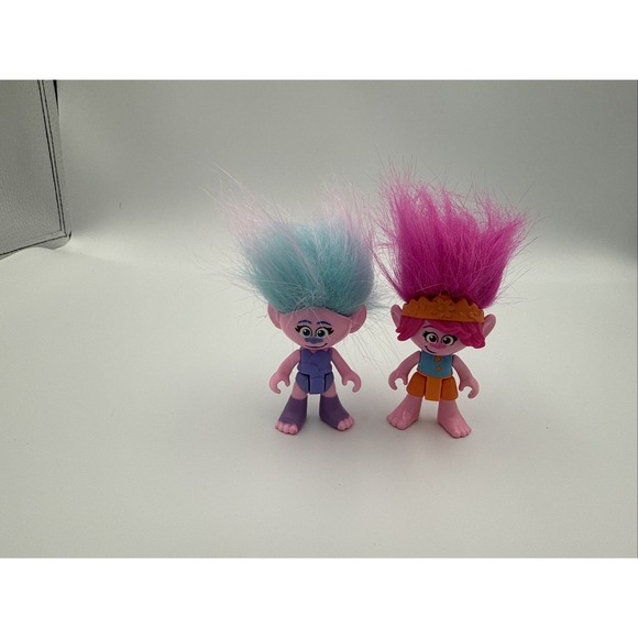 Fisher-Price Other - Fisher-Price Imaginext Trolls Movie Figures Lot 2 Poppy Chenille